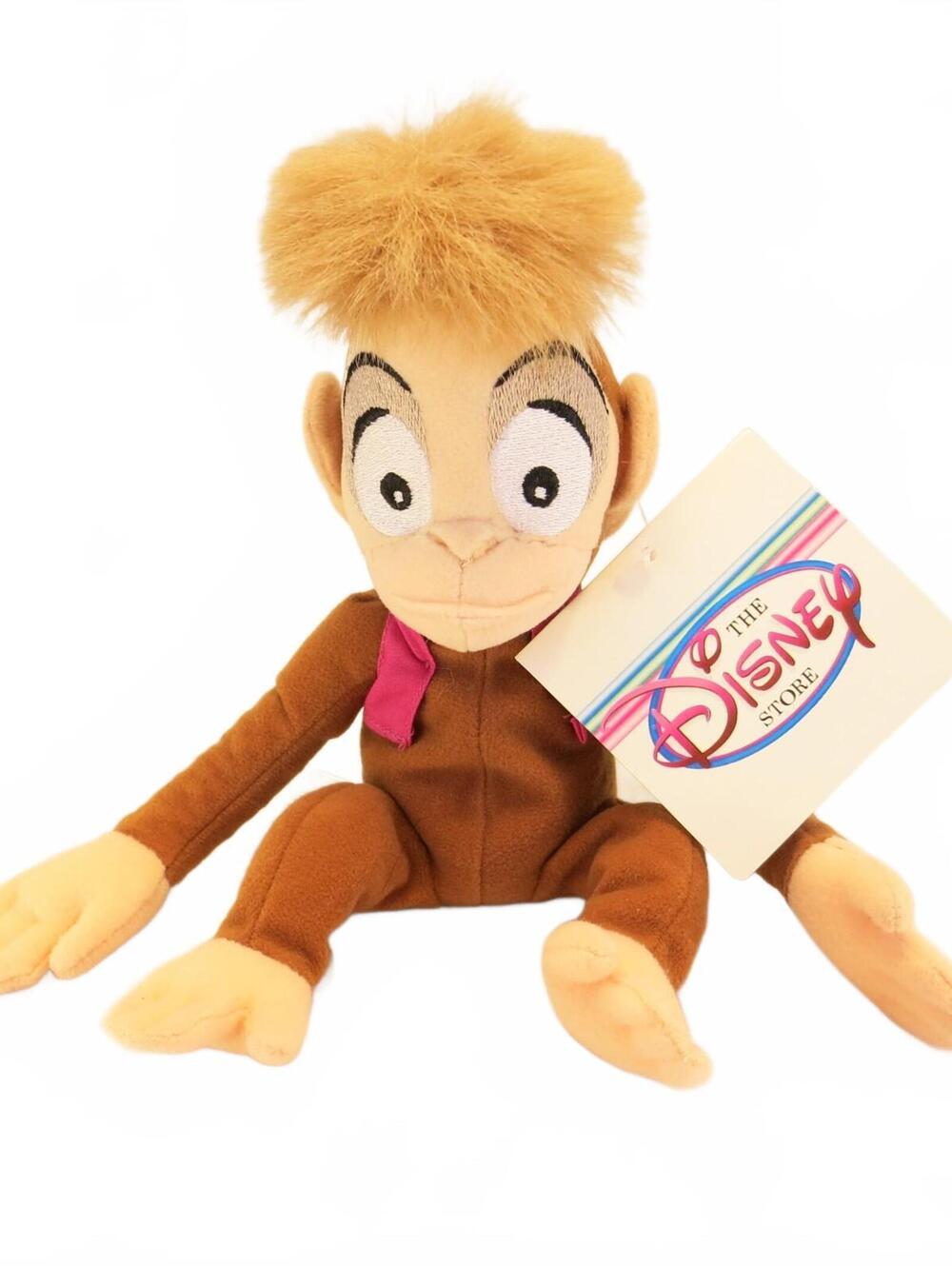 Vintage Abu Monkey Plush Toy Aladdin Disney Store 7"